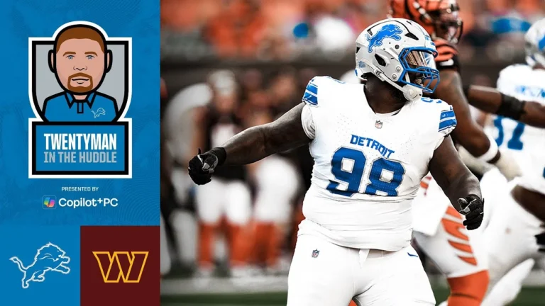 Lions at Commanders 2025 Week 10 preview Twentyman in the Huddle:
