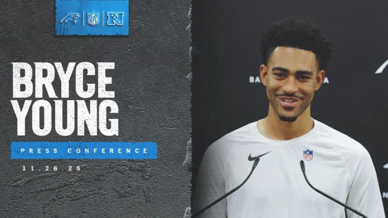 Bryce Young on his continuing comfort in the passing game Carolina Panthers