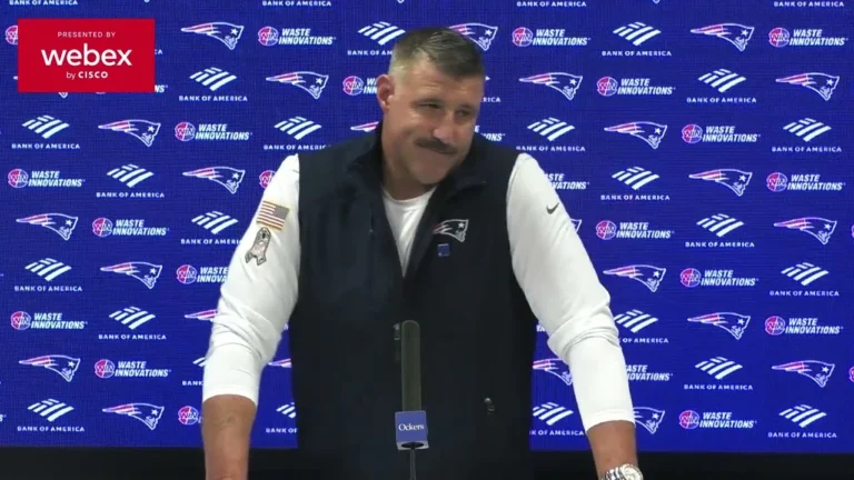 Vrabel: These Players, the Coaches, the Staff, That’s What I am Fhankful For. Press Conference