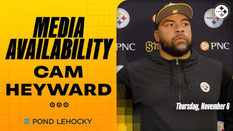 Cam Heyward Media Availability (Nov. 6) Pittsburgh Steelers