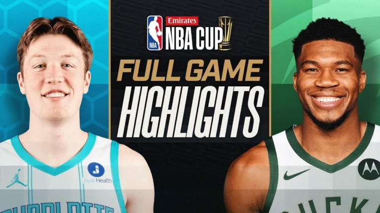 HORNETS at BUCKS EMIRATES NBA CUP FULL GAME HIGHLIGHTS November 14, 2025