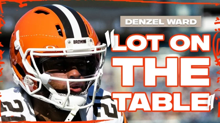 Denzel Ward Press Conference: Lot on the table