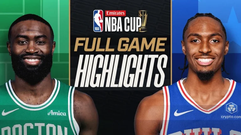 CELTICS at 76ERS EMIRATES NBA CUP FULL GAME HIGHLIGHTS October 31, 2025