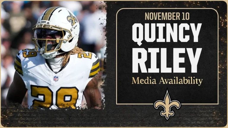 Quincy Riley on Tyler Shough’s performance, Kool-Aid McKinstry New Orleans Saints