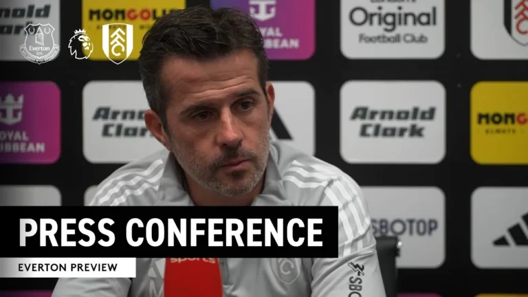 PRESS CONFERENCE Marco Silva discusses Everton’s new stadium and Fulham injuries