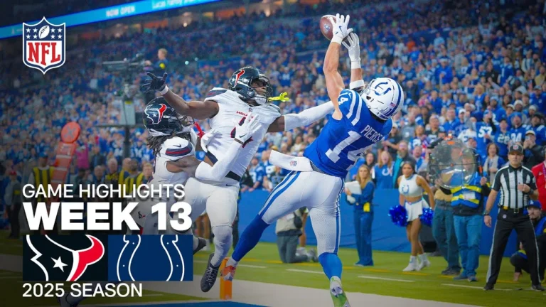 Houston Texans vs Indianapolis Colts Game Highlights 2025 NFL Season Week 13