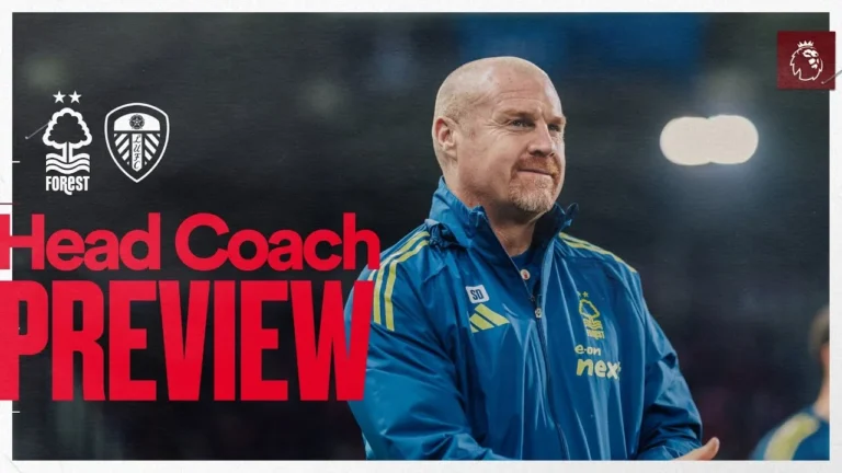 Sean Dyche Pre-Match Interview Nottingham Forest vs Leeds United Premier League