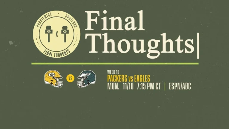 Final Thoughts: Packers vs. Eagles