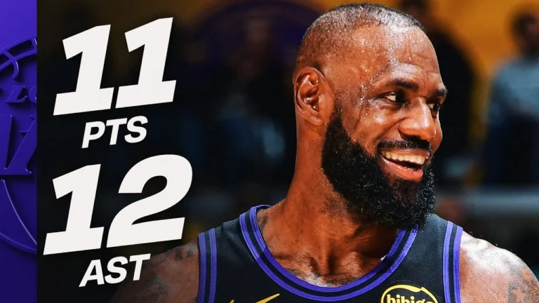 LeBron Drops DOUBLE-DOUBLE In Season Debut November 18, 2025