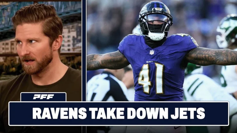 New York Jets vs. Baltimore Ravens Review PFF Grade Release Show