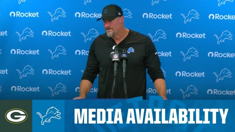 Dan Campbell postgame media availability 2025 NFL Regular Season Week 13: Lions vs Packers