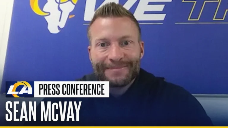 Sean McVay On Celebrating Aaron Donald’s Impact, Quentin Lake’s Leadership & Team Growth