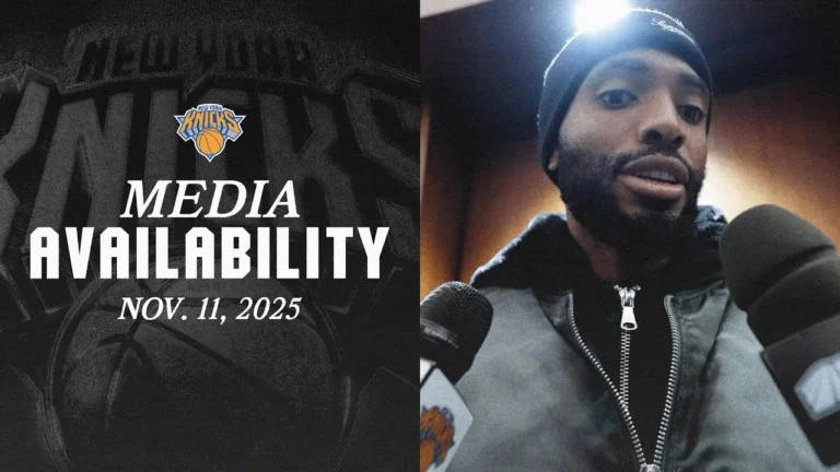 Coach Mike Brown, Jalen Brunson, Mikal Bridges & Karl-Anthony Towns Postgame Media Nov. 11, 2025