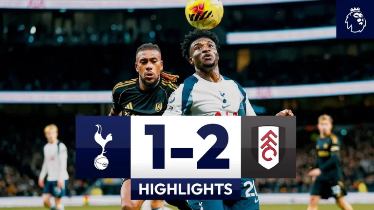 Spurs 1-2 Fulham Premier League Highlights