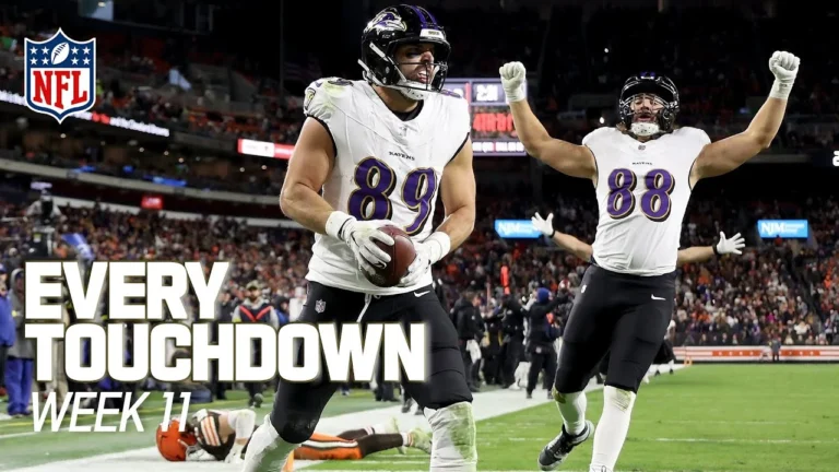 Every Touchdown from Week 11 2025 NFL Season
