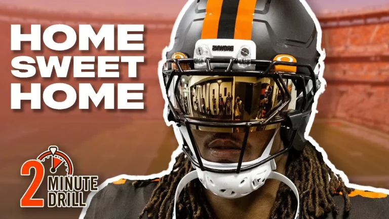 The Browns are back home against the ravens! : 2 Minute Drill