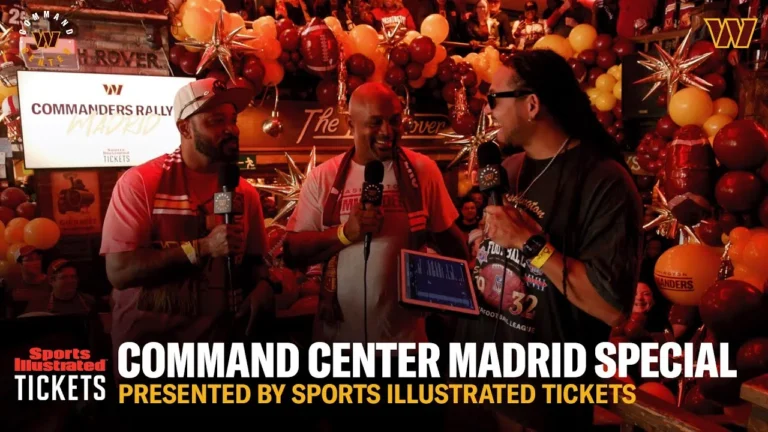 Command Center Madrid Special Washington Commanders NFL