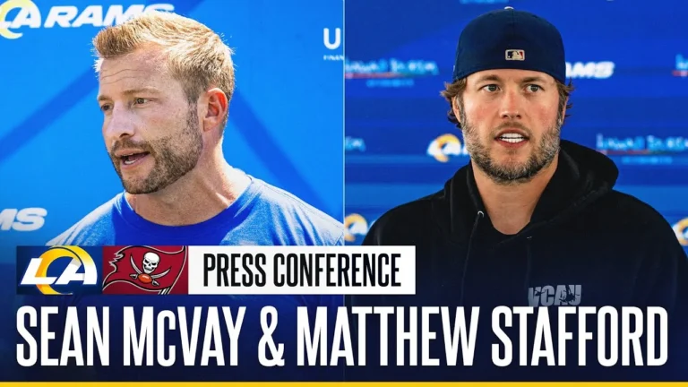 Sean McVay & Rams Players Postgame Press Conference Following Win Over The Buccaneers