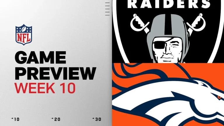 Las Vegas Raiders vs Denver Broncos Week 10 Game Preview
