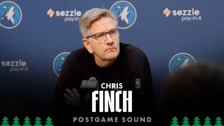 Sloppiness Lost Us The Game, We’ll Be Ready Next Game. Chris Finch Postgame Sound 11.21.25