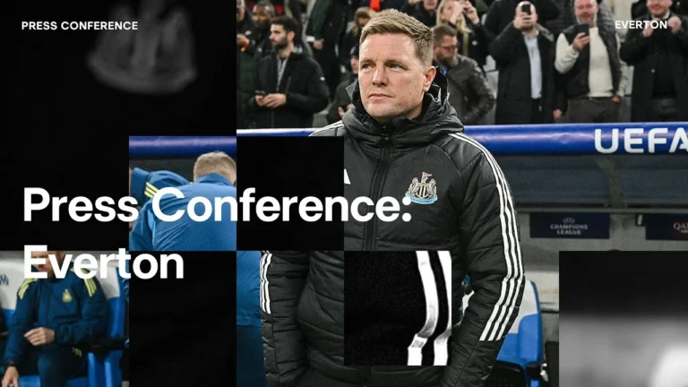 PRESS CONFERENCE Eddie Howe pre-Everton