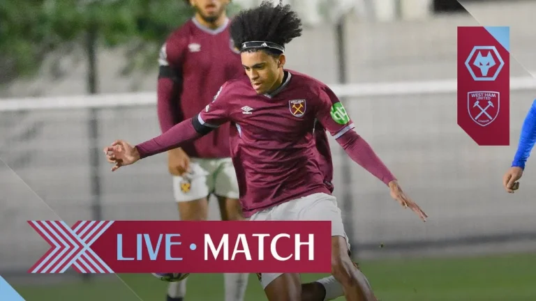 LIVE: Wolves U21 v West Ham U21 Premier League 2