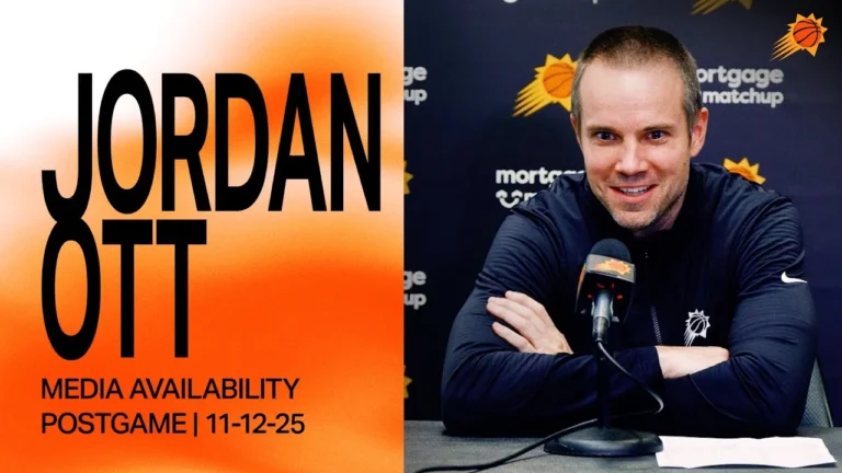 Head Coach Jordan Ott Postgame Media Availability 11-12-25