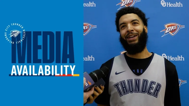 Shootaround Media One on One with Kenrich Williams November 28, 2025 OKC Thunder