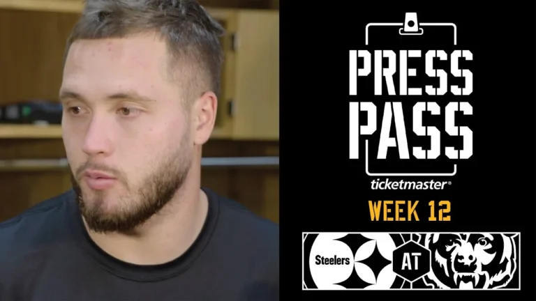 Freiermuth, Herbig, Gainwell, Smith Postgame Media Avail (Week 12 at Bears) Pittsburgh Steelers