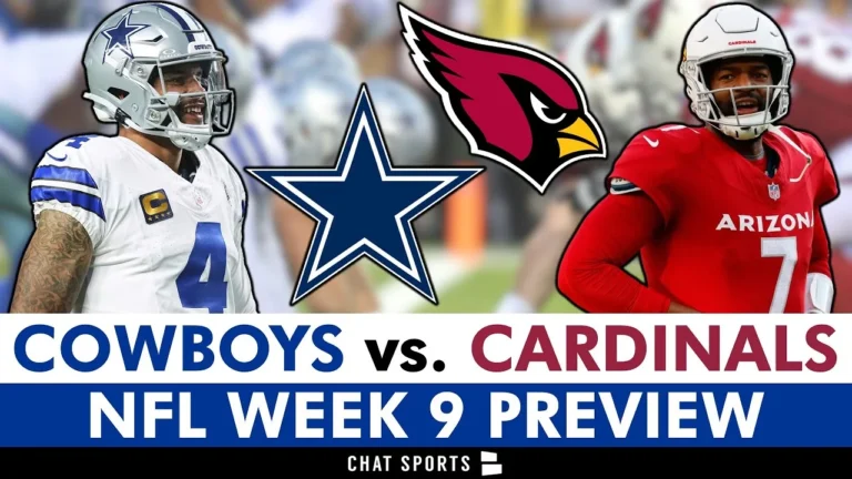 Dallas Cowboys vs. Arizona Cardinals: Injury News, Matchups & Players To Watch NFL Week 9 Preview