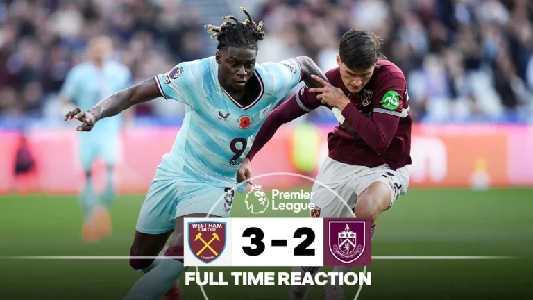 Irons Come Back To Beat Burnley At London Stadium FULL TIME REACTION West Ham 3-2 Burnley