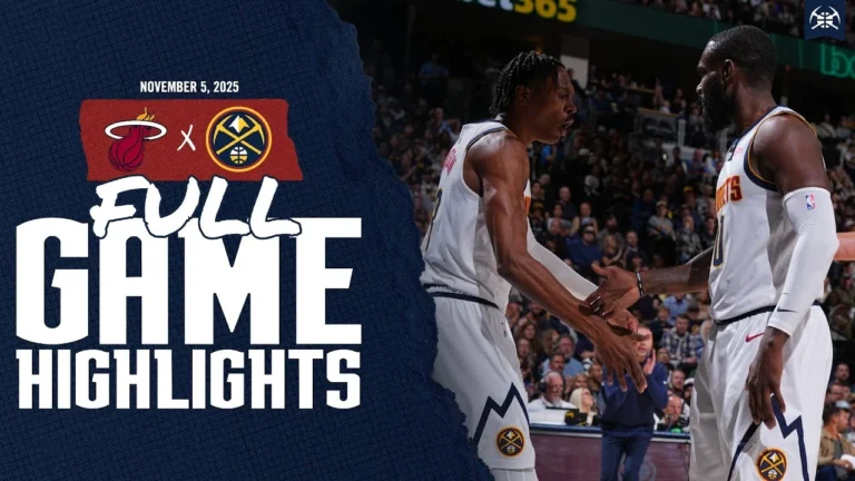 Denver Nuggets Full Game Highlights vs. MIA