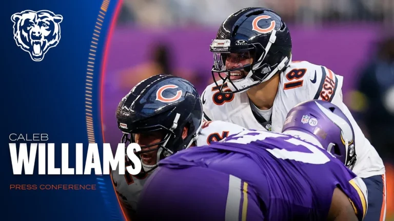 Caleb Williams on preparing for Steelers Press Conference