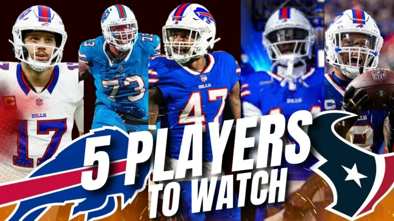 BILLS vs TEXANS: 5 players to WATCH Thursday Night