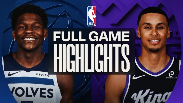 TIMBERWOLVES at KINGS FULL GAME HIGHLIGHTS November 24, 2025