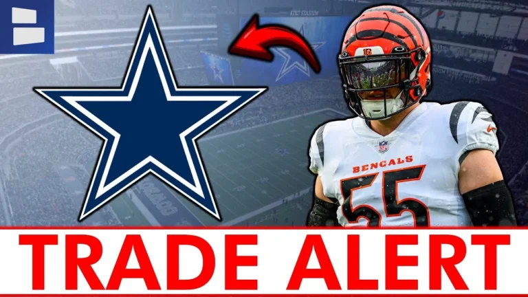 BREAKING: Cowboys Trade For Logan Wilson In Deal With Bengals Trade Details Cowboys News