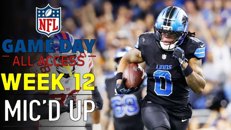 NFL Week 12 Mic’d Up! That’s why he got an X-Factor on Madden Game Day All Access