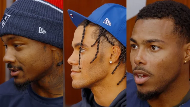 Stefon Diggs, Christian Gonzalez, Marcus Jones & Garrett Bradbury Speak to Media Press Conference