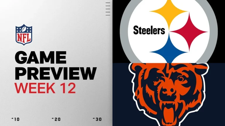 Pittsburgh Steelers vs Chicago Bears Week 12 Game Preview