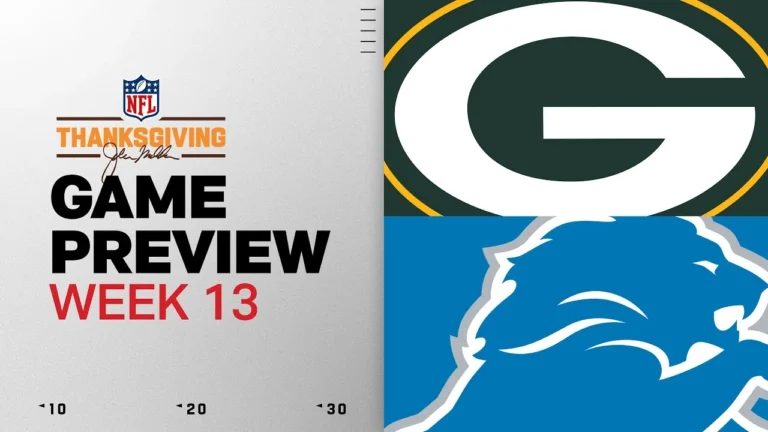 Green Bay Packers vs Detroit Lions Week 13 Game Preview