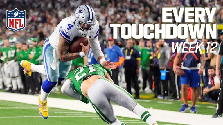 Every Touchdown from Week 12 2025 NFL Season