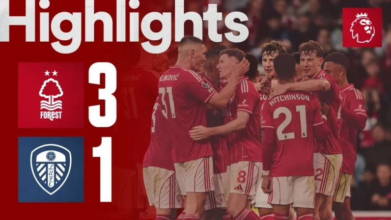 BIG THREE POINTS! Nottingham Forest 3-1 Leeds United Premier League Highlights