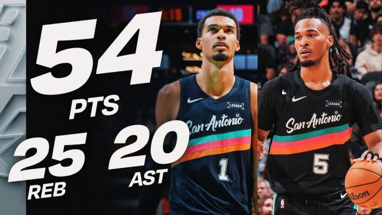 Wemby (31 PTS) & Castle (23 PTS) Both Record TRIPLE-DOUBLES! November 12, 2025