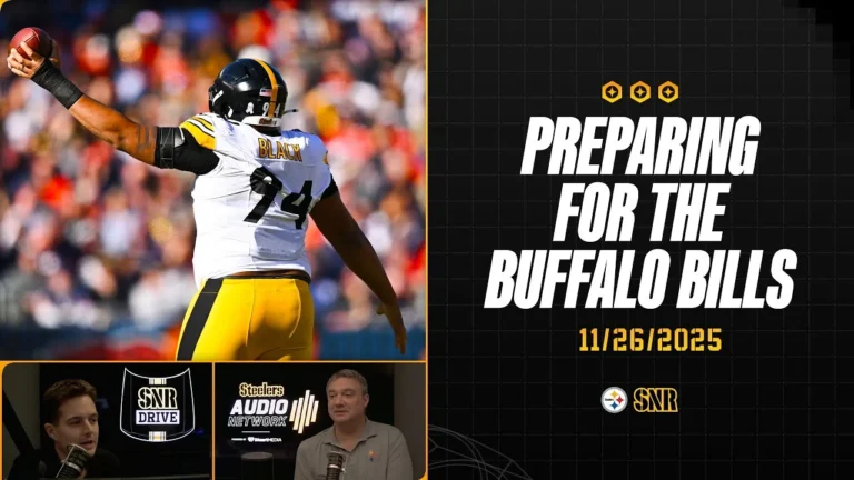 Preparing For The Buffalo Bills SNR Drive (Nov.26) Pittsburgh Steelers