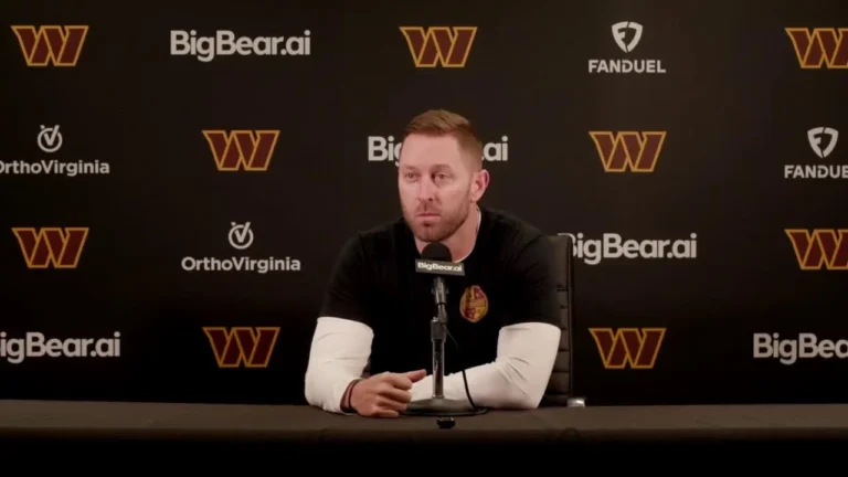 LIVE: OC Kliff Kingsbury Speaks to the Media Before Practice Washington Commanders