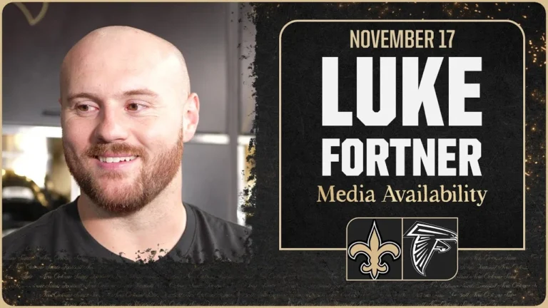 Luke Fortner on bye week, offensive line chemistry New Orleans Saints