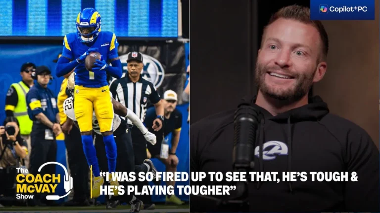 Sean McVay On Matthew Staffords Leadership, Emmanuel Forbes Jrs Interception & Run Game Efficiency