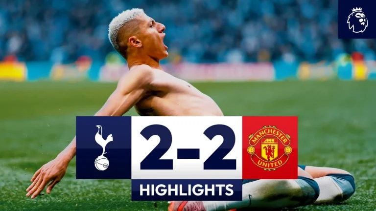 CRAZY LATE DRAMA Tottenham Hotspur 2-2 Man Utd Premier League Highlights