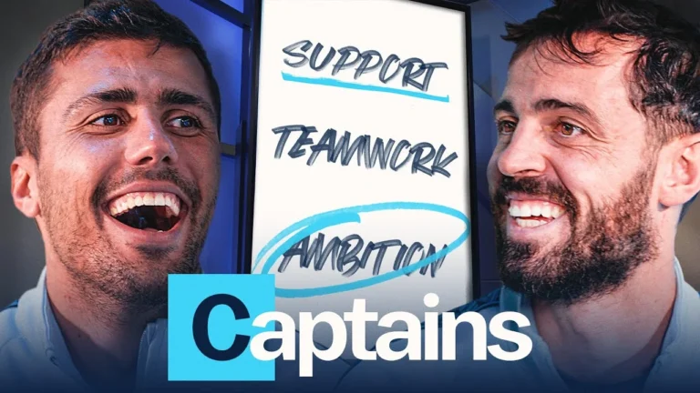 Youre NOT very patient Bernardo and Rodri on what makes a Man City captain