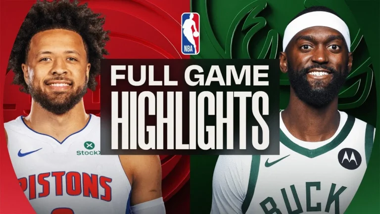 PISTONS at BUCKS FULL GAME HIGHLIGHTS November 22, 2025